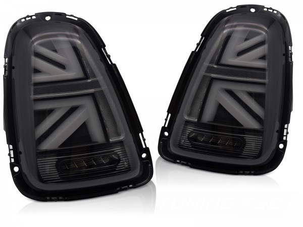 LED Rückleuchten für Mini R56 R57 R58 R59 Bj. 06-14 Smoke Union Jack Design