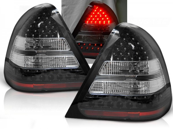LED Rückleuchten für Mercedes C-Klasse W202 Limo Bj. 93-00 Schwarz