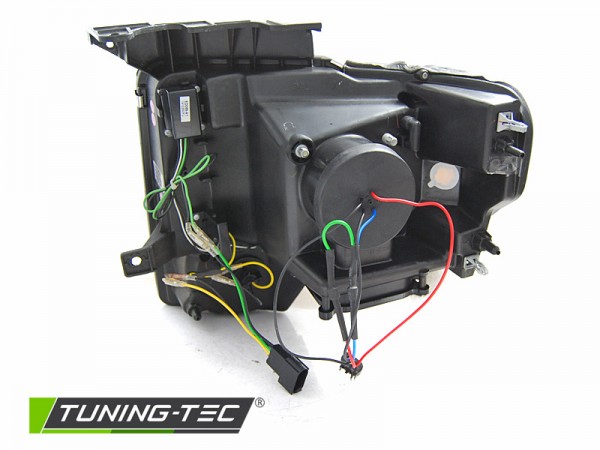 Scheinwerfer LED Tagfahrlicht Optik für Ford F150 MK12 Bj. 08-14 Schwarz mit LED Blinker