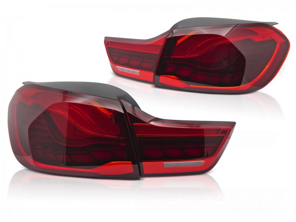 Voll LED Rückleuchten für BMW F32 F33 F82 Bj. 13-21 Rot in OLED Technik dynamischer Blinker