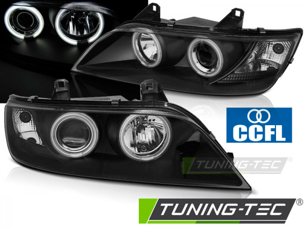 Scheinwerfer CCFL Angel Eyes für BMW Z3 Roadster Bj. 96-02 Schwarz