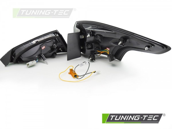 Voll LED Lightbar Rückleuchten für Ford Focus MK3 Turnier Bj. 11-18 Schwarz