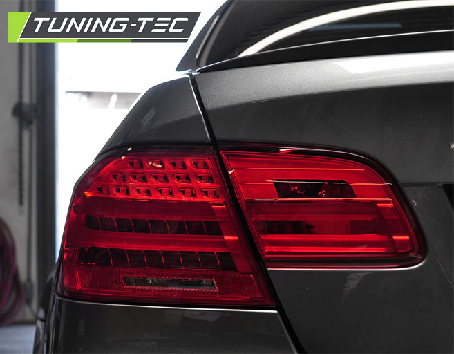 LED Lightbar Rückleuchten für BMW E92 Coupe Bj. 06-10 Rot/Smoke LCI Optik