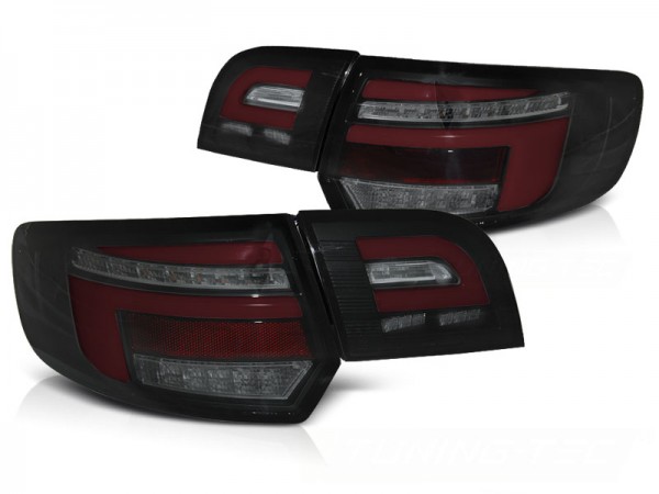 Voll LED Lightbar Rückleuchten für Audi A3 8P Sportback Bj. 04-08 Schwarz dynamischer Blinker