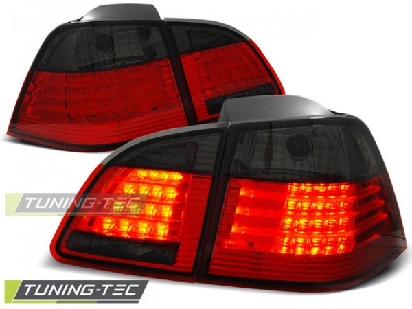 LED Rückleuchten für BMW E61 Touring Bj. 04-07 Rot/Smoke