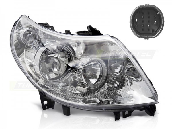 Scheinwerfer Rechts für Fiat Ducato Peugeot Boxer Citroen Jumper Bj. 06-10 Gelb Stecker