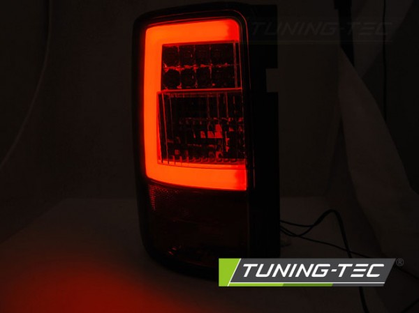 LED Lightbar Rückleuchten für VW Caddy 3 (2K) Bj. 03-14 Rot/Smoke