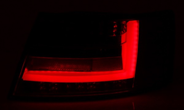 LED Lightbar Rückleuchten für Audi A6 C6 4F Limo Bj. 04-08 Smoke 7-PIN