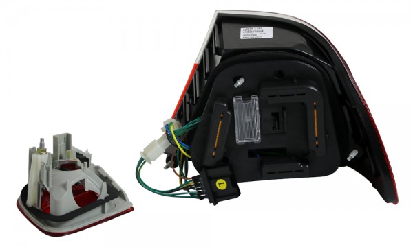 LED Rückleuchten für BMW E46 Coupe Bj. 99-03 Rot/Chrom