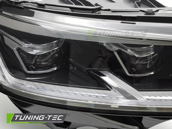 Voll LED Scheinwerfer Tagfahrlicht für VW T6.1 Bj. 19-24 Schwarz mit LED Blinker