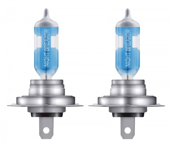 OSRAM NIGHT BREAKER LASER H7 55W +150% mehr Sicht 3700K Halogen 2er Set Duo Box