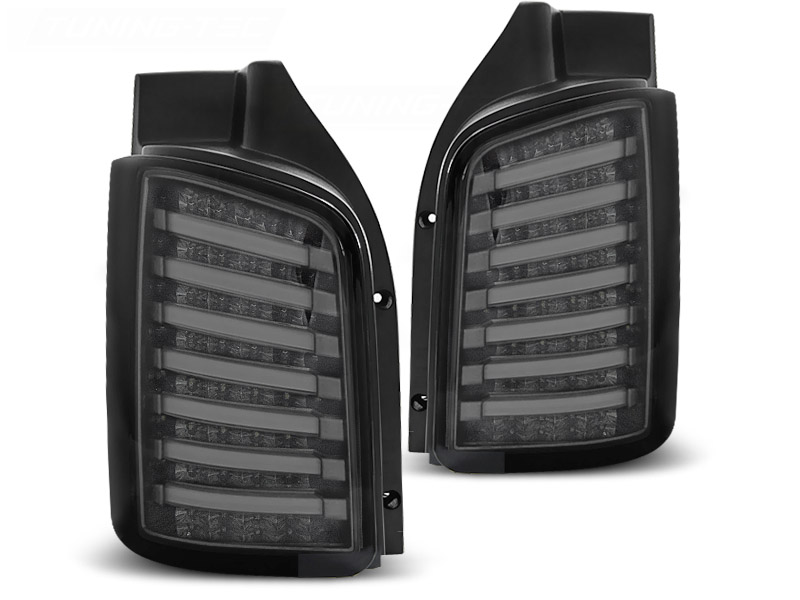 LED Lightbar Rückleuchten für VW T5 / T5 GP Bj. 03-15 Smoke (Flügeltüren)