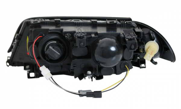 Scheinwerfer Angel Eyes für BMW 3er E46 Limo Touring Bj. 98-01 Chrom