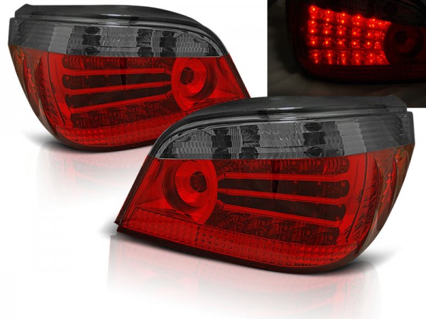 LED Rückleuchten für BMW E60 Limo Bj. 03-07 Rot/Smoke