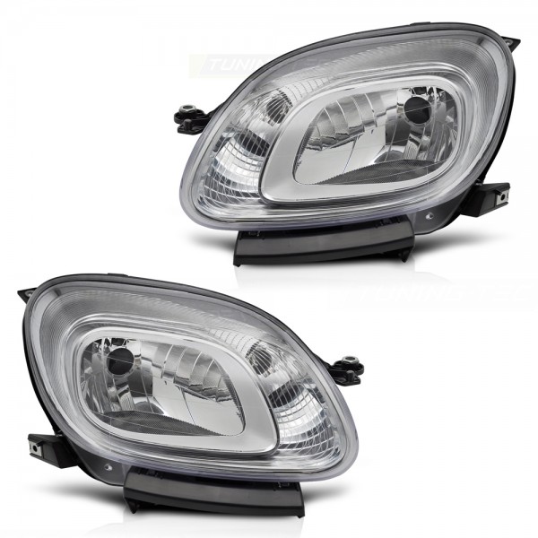 Scheinwerfer Halogen Set für Fiat Panda 312 319 519 Bj. 2012- Stellmotor H4