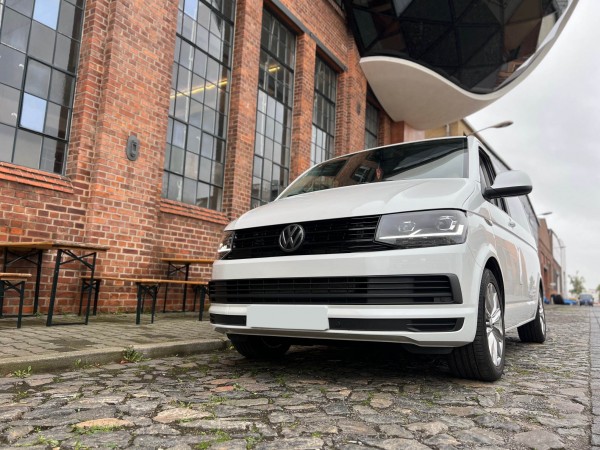 Voll LED Scheinwerfer Tagfahrlicht für VW T6 Bj. 15-19 Schwarz mit LED Blinker