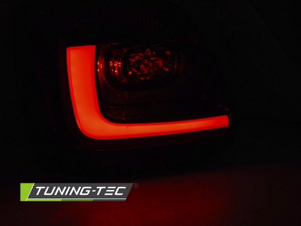 LED Lightbar Rückleuchten für VW Polo 6R Bj. 09-14 Rot/Smoke