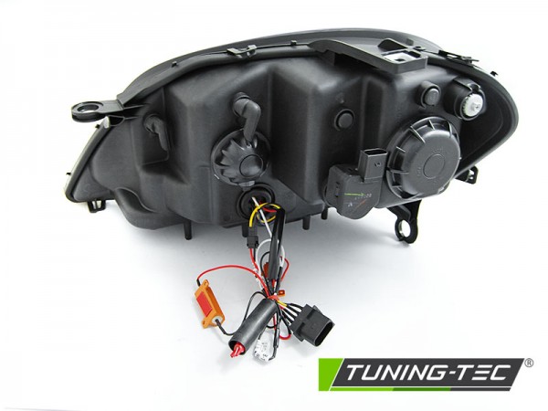 Scheinwerfer LED Tagfahrlicht Optik für Mercedes ML W164 Bj. 09-11 Chrom LTI