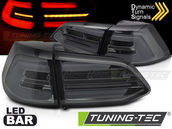 Voll LED Lightbar Rückleuchten für VW Golf 7 (VII) Variant Bj. 13-17 Smoke