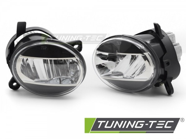 LED Nebelscheinwerfer NSW Set Schwarz für Audi A4 B8 A6 4F Q5 8R Seat Exeo