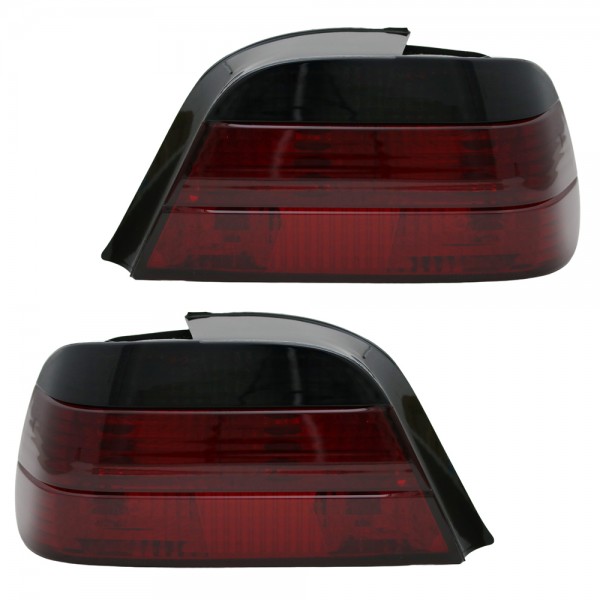 Rückleuchten Klarglas für BMW E38 Bj. 1994-2001 Rot/Smoke