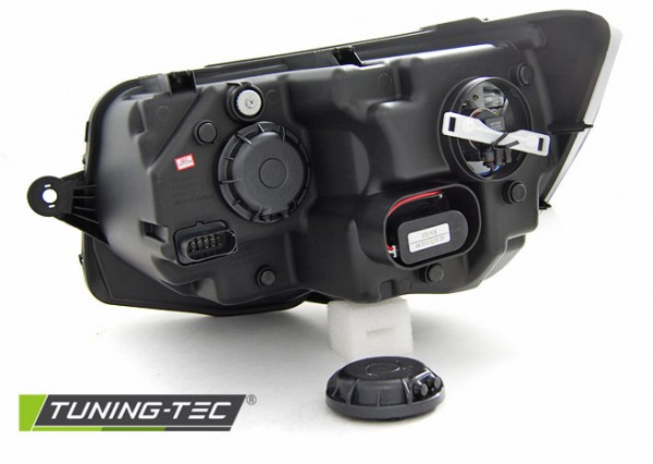 Scheinwerfer DRL LED Tagfahrlicht für VW T6 Bj. 15-19 Schwarz mit LED Blinker LTI