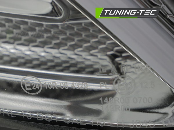 Scheinwerfer DRL LED Tagfahrlicht für Mercedes C-Klasse W205 Bj. 14-18 Chrom