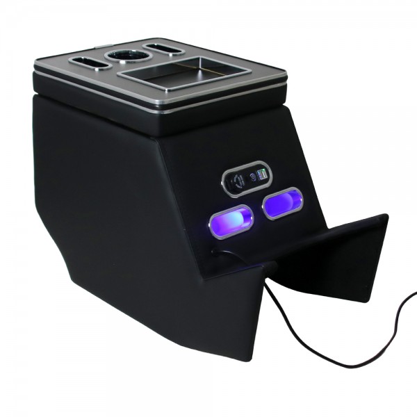 Mittelkonsole Staufach für Mercedes V-Klasse W447 Bj. 2014- mit USB und LED Beleuchtung