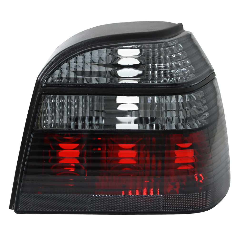 Rückleuchten Klarglas für VW Golf 3 Limo Bj. 91-97 Rot/Schwarz