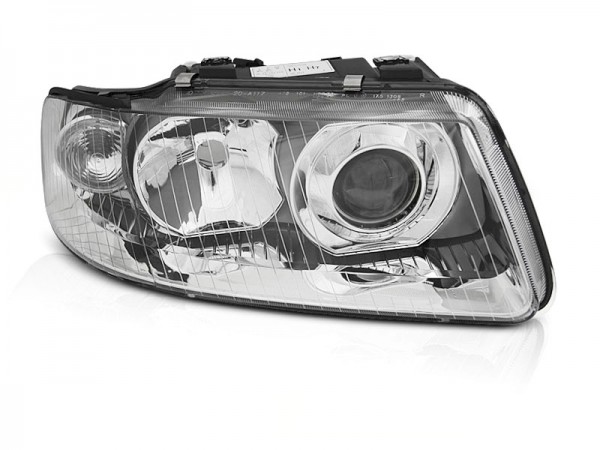 Scheinwerfer Halogen Rechts für Audi A3 8L Facelift Bj. 00-03 für LWR H1 H7 TYC