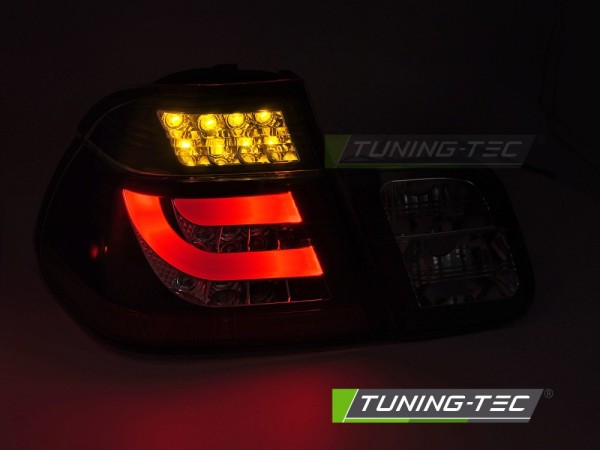 LED Lightbar Rückleuchten für BMW E46 Limo Bj. 01-05 Rot/Smoke