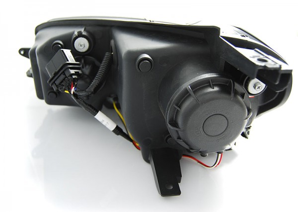 Scheinwerfer U-Tube LED Tagfahrlicht für VW Golf 7 Bj. 12-16 Schwarz