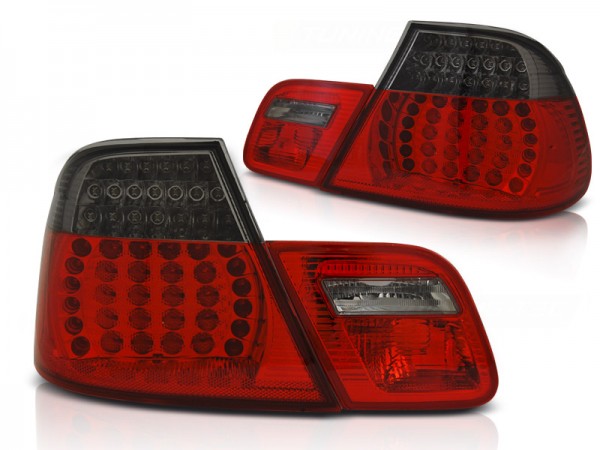 LED Rückleuchten für BMW E46 Coupe Bj. 03-06 Rot/Smoke