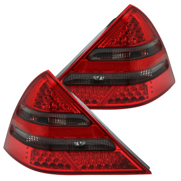 LED Rückleuchten für Mercedes SLK R170 Bj. 96-04 Rot/Smoke