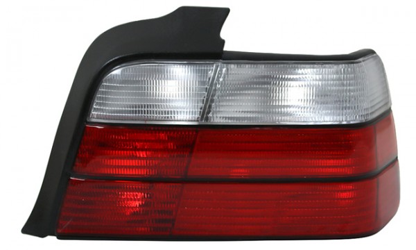 Rückleuchten Klarglas für BMW E36 Limo Bj. 90-98 Rot/Weiss