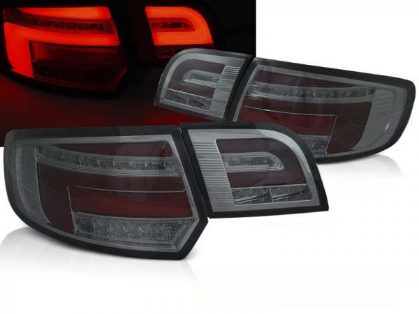 Voll LED Lightbar Rückleuchten für Audi A3 8P Sportback Bj. 08-12 Smoke dynamischer Blinker