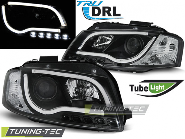 Scheinwerfer DRL LED Tagfahrlicht für Audi A3 8P 8PA Bj. 04-08 Schwarz LTI