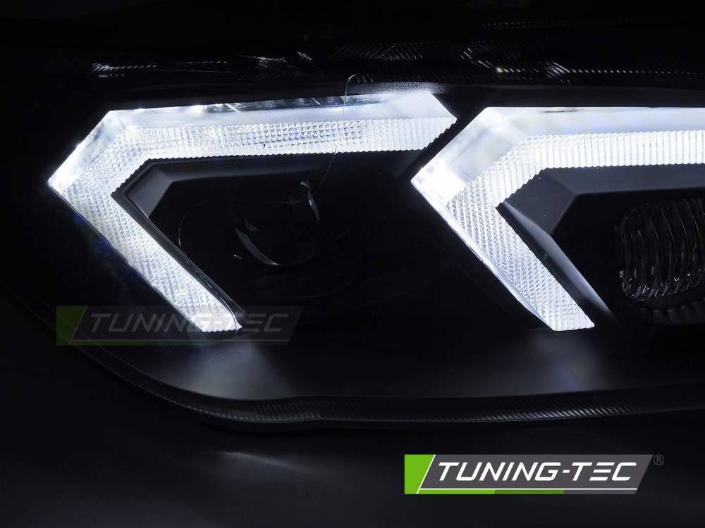 Xenon Scheinwerfer LED Tagfahrlicht für BMW E92 E93 ohne AFS Bj. 10-13 Schwarz