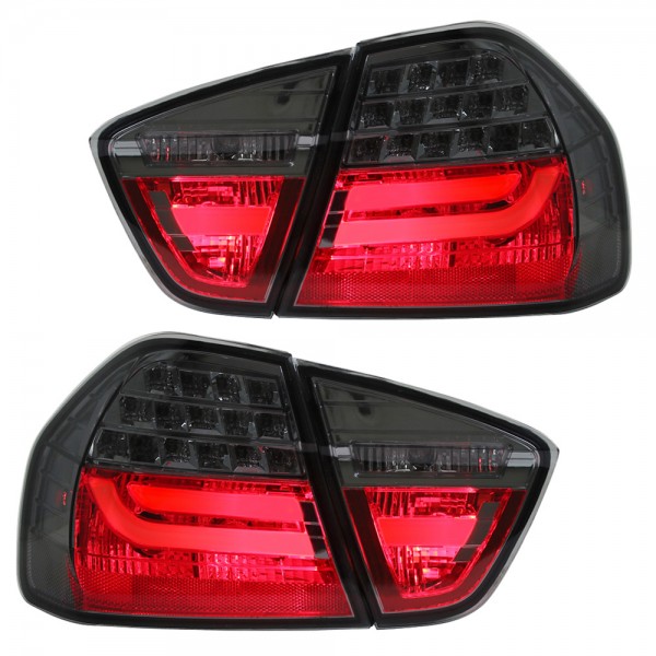 LED Lightbar Rückleuchten für BMW E90 Limo Bj. 05-08 Smoke
