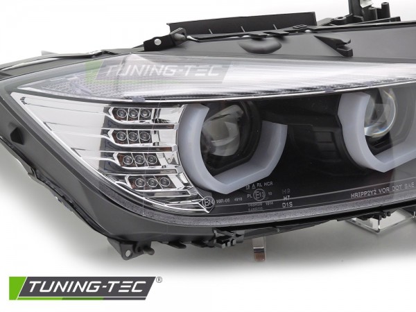Scheinwerfer DRL LED Tagfahrlicht für BMW 3er F30 F31 Bj. 11-15 Schwarz