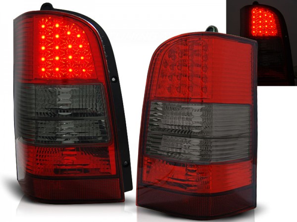 LED Rückleuchten für Mercedes Vito W638 Bj. 96-03 Rot/Smoke