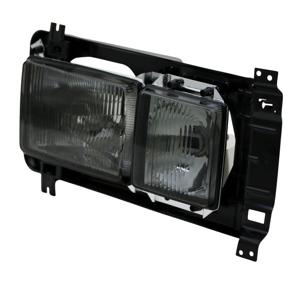 Eckige Scheinwerfer Doppelscheinwerfer Schwarz für VW T3 Bj. 1979-1992