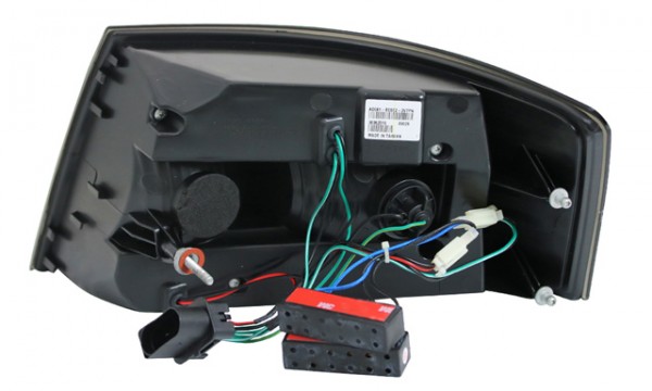 LED Lightbar Rückleuchten für Audi A6 C6 4F Limo Bj. 04-08 Smoke 7-PIN