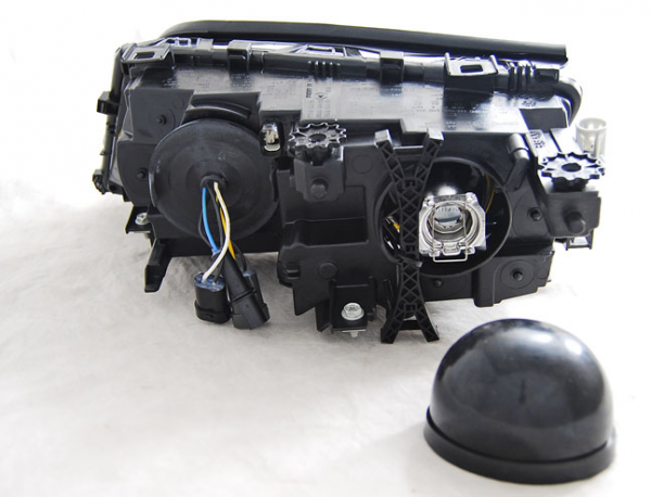 Scheinwerfer LED Angel Eyes für BMW 3er E46 Limo Touring Bj. 01-05 Chrom