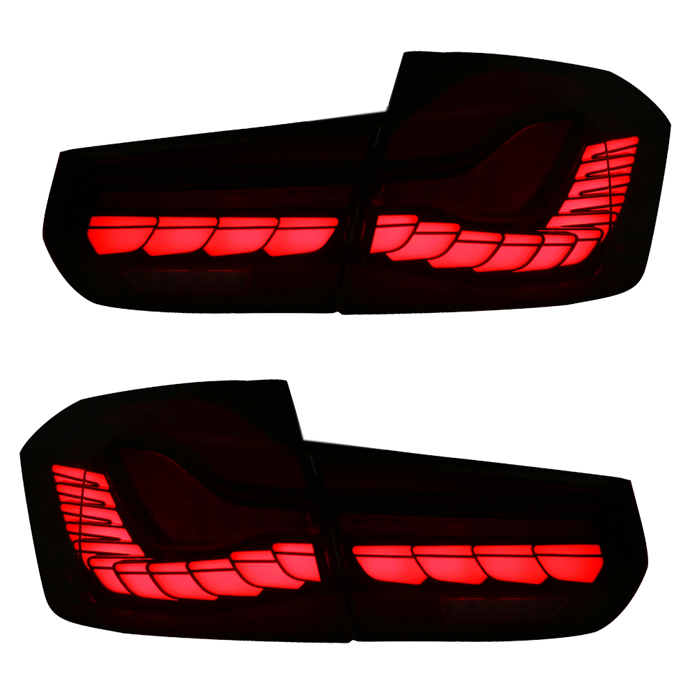 Voll LED Rückleuchten für BMW F30 F35 Bj. 11-19 Rot in OLED Technik dynamischer Blinker