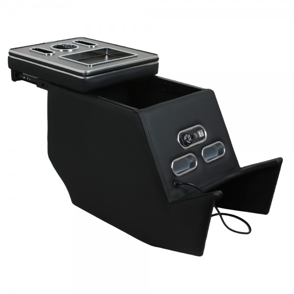 Mittelkonsole Staufach für Mercedes V-Klasse W447 Bj. 2014- mit USB und LED Beleuchtung