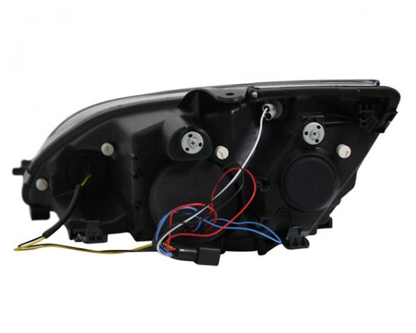 Scheinwerfer Angel Eyes für Ford Focus 2 Bj. 04-08 Schwarz