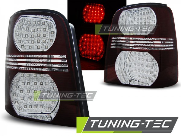 LED Rückleuchten für VW Touran 1T / 1T GP Bj. 03-10 Rot/Chrom