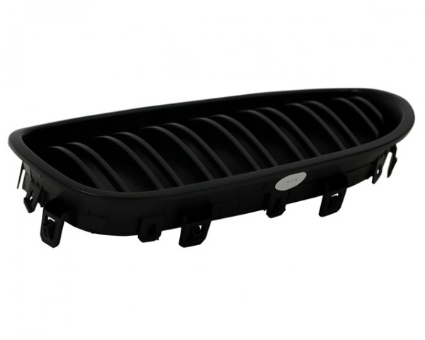 Nieren Kühlergrill Grill für BMW E60 E61 Limo Touring Bj. 03-10 Schwarz Doppelsteg