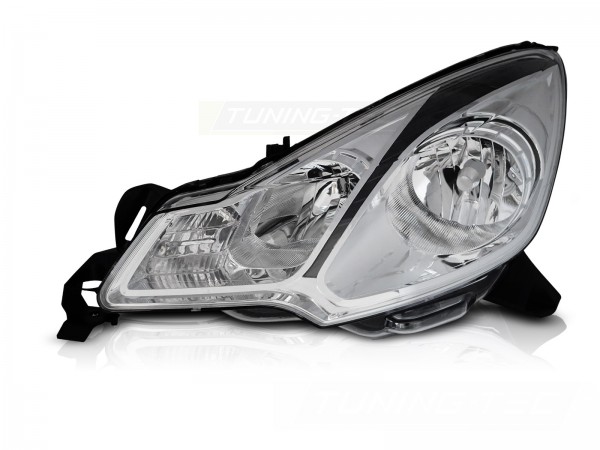 Scheinwerfer Halogen Set für Citroen C3 II DS DS3 Bj. 09-19 schwarze Blende